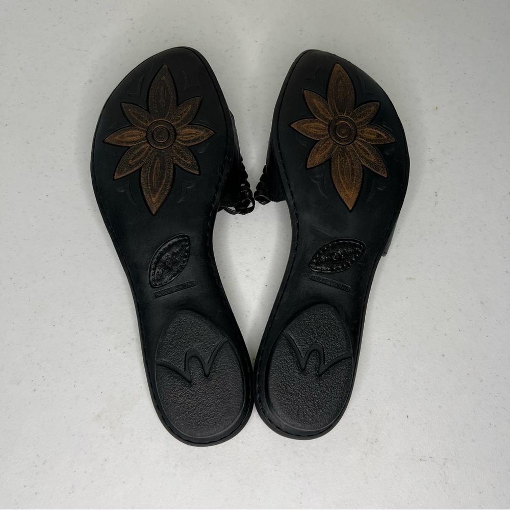 Born Crown Black Sandals with cushioned soles size 10 - Picture 7 of 7